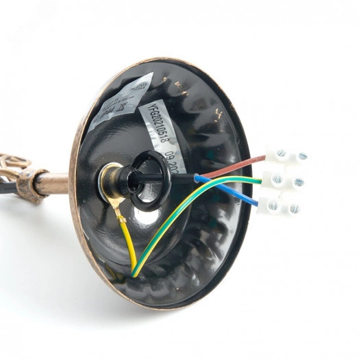 Светильник НСУ-60w цепь Е27 IP44 черное золото