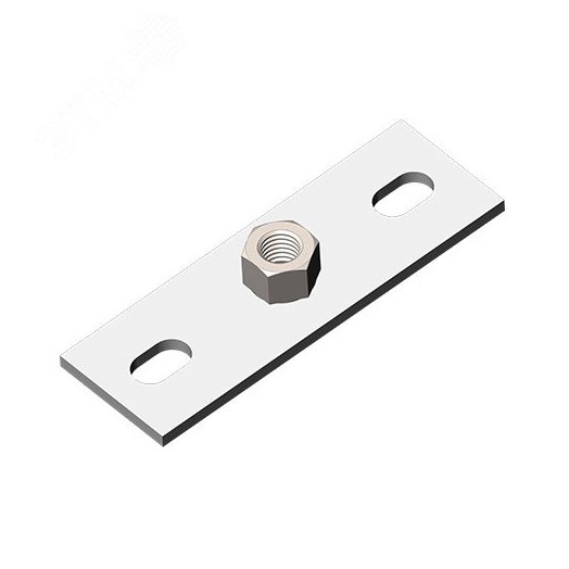 Опора пластина М12, толщ. 4,0 мм, гальван. цинк