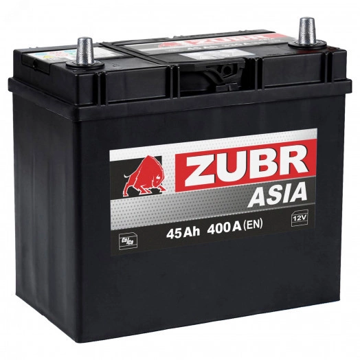 Аккумулятор автомобильный ZUBR Ultra Asia 45Ah R+ (без борта)