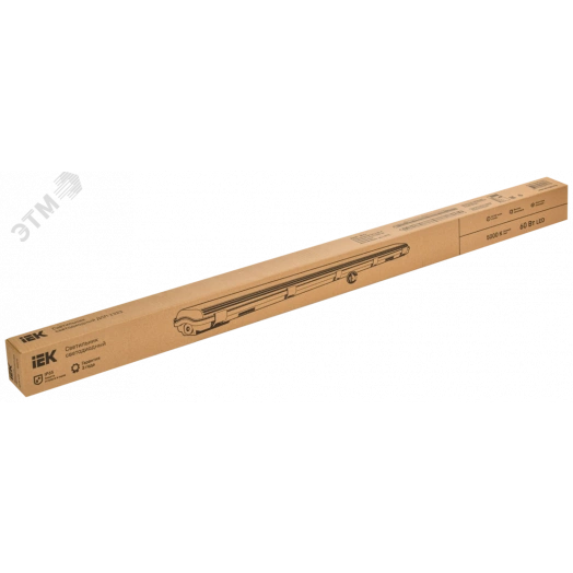 Светильник ДСП 1322 40Вт 5000К IP65 1200мм пласт. серый IEK