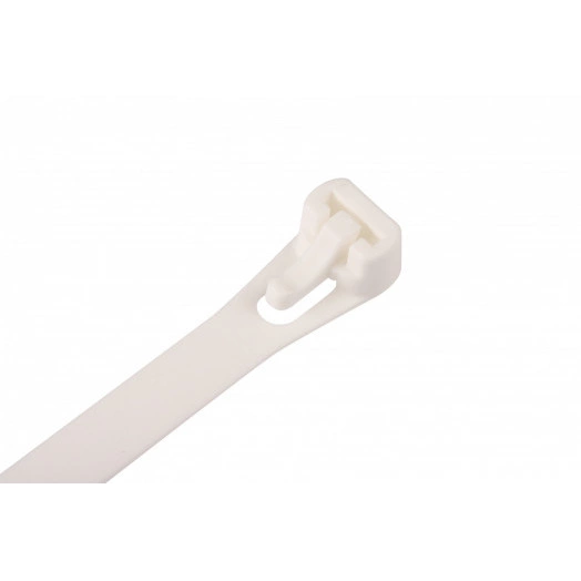 Стяжка многоразовая нейлоновая PRM 7,5х120мм, белая (20 шт)