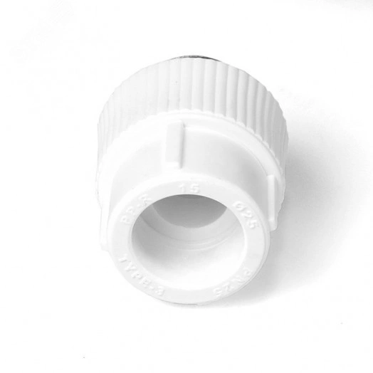 Муфта комбинированная 25 х 1' НР полипропиленовая PPR белый