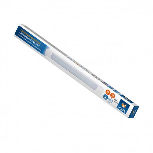 Светильник-прожектор LB-Q281 20W/4000K WHITE сcветодиодный трековый Линейный 1600 Лм Белый свет (4000К) Корпус белый ТМ Volpe