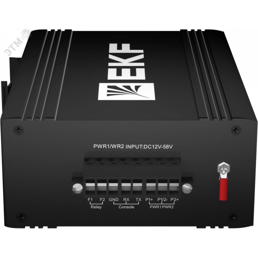 Коммутатор промышленный управляемый уровня L2 TSX-ML2-2GH/SFP-8GT, 2 порта 2.5G Base-X SFP, 8 портов 10/100/1000Base-T(X) RJ45, монтаж на динрейку TSX EKF