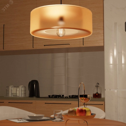 Лампа светодиодная филаментная LED 21 Вт 1900 лм 2700К А70 груша теплый E27 AC 210-240В IP20 Basic Gauss