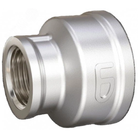 Муфта переходная 3/4'ВР х 1/2'ВРлатунь никель