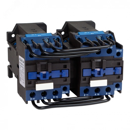 Контактор реверсивный ПМЛ-1566М-10А-24DC-УХЛ4-Б-