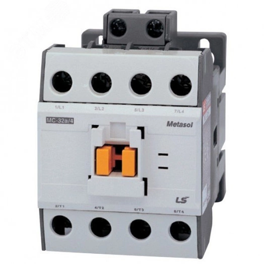 Контактор 4-х полюсный Metasol MC-40a/4P AC220V 50Hz  Screw