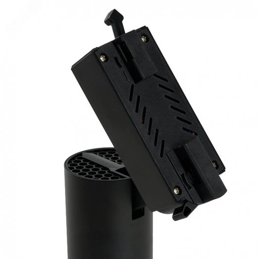 Светильник светодиодный трековый на шинопровод ДПО-20w 4000К 1400Лм черный с регулируемым углом освещения 15-60 гр.