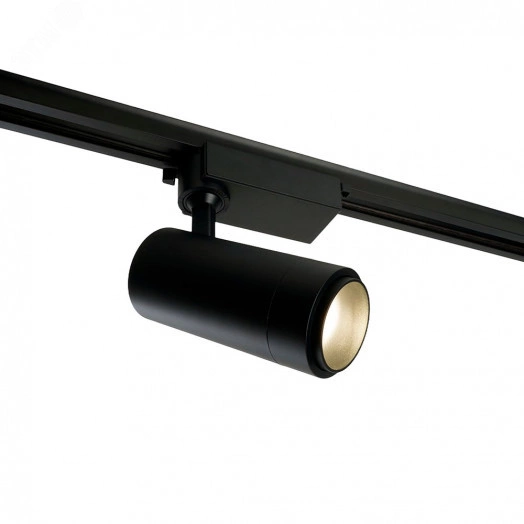 Светильник светодиодный трековый на шинопровод ДПО-20w 4000К 1400Лм черный с регулируемым углом освещения 15-60 гр.