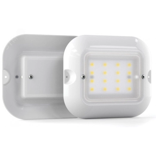 Светильник ДБП-9Вт, IP54, 5000К, 900Лм, ~36В, молочный рас-ль, Medusa