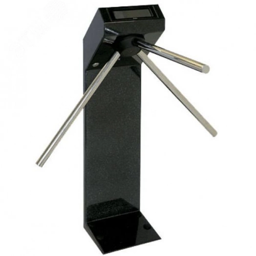 Турникет эл/мех  покрытие муар, темно-серый цвет  эффектом слюды, без планок