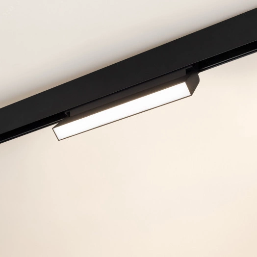 Светильник MAG-ORIENT-FLAT-FOLD-S230-12W Warm3000 (BK, 80 deg, 48V) (, IP20 Металл, 3 года)