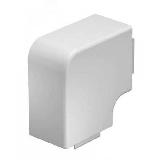 Крышка плоского угла кабельного канала WDKH 60x90 мм (ABS-пластик,белый)
