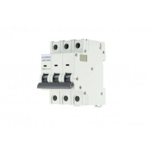 Автоматический выключатель HGD63-M 3PMCS0000C 00050 3 полюса, 50А, ток к.з. 6kA, хар-ка C