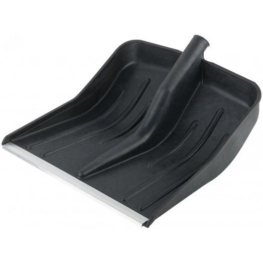 Лопата для уборки снега большая пластиковая, без черенка 420х420 мм