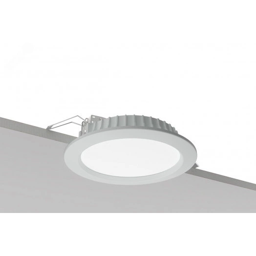 Светильник LED Effect ДАУНЛАЙТ 17Вт 1900лм 4000К IP65 КСС Д встраиваемые, SMD, БАП 1 час