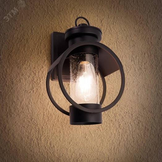 Светильник НБУ-60w вниз Е27 IP44 черный кованое железо