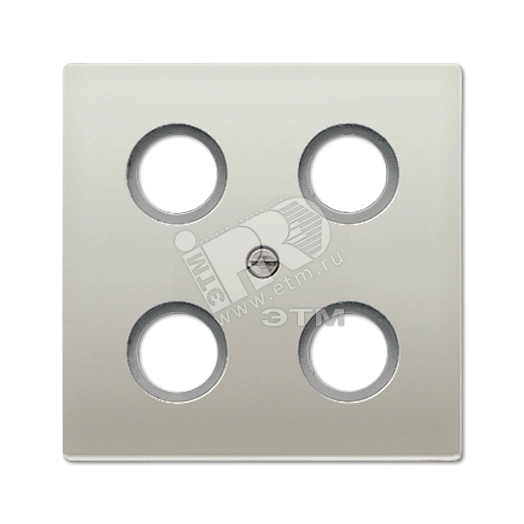 Крышка для SAT-TV-розетки  благородная сталь