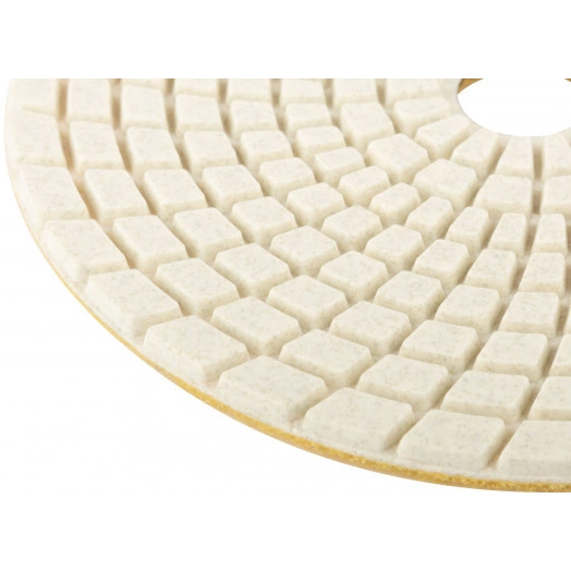 Круг алмазный гибкий шлифовальный АГШК (липучка), влажное шлифование, 125 мм, Р 100