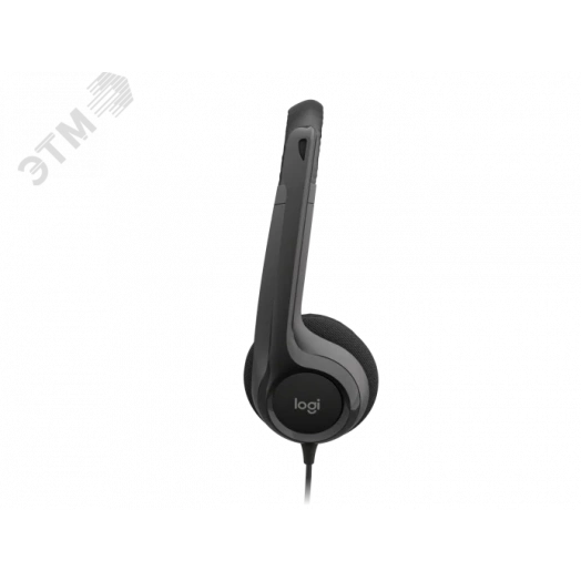 Гарнитура проводная, накладная H390, USB-A, графит