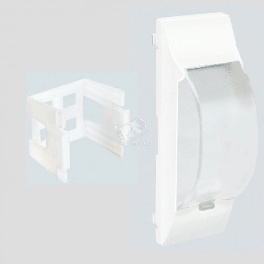 Connect Плата для установки атоматического выключателя формата DIN 135x45мм графит