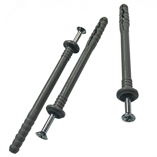 Дюбель-гвоздь 6х80 грибовидный бортик полипропилен (75шт)