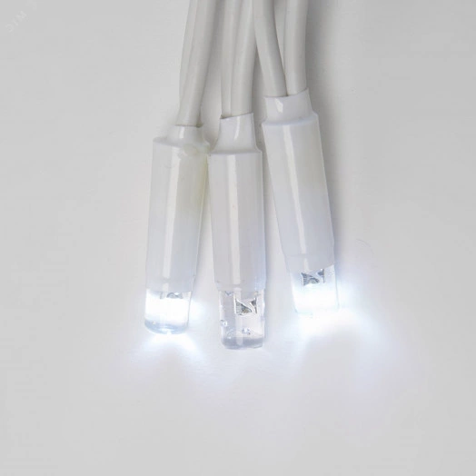 Гирлянда светодиодная со статическим свечением 10м Соединяемая 120 светодиодов Белый свет Провод белый ULD-S1000-120/SWK WHITE IP67