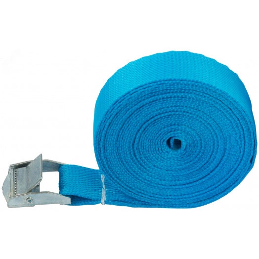 Ремень для крепления груза, пряжка с фиксатором, лента 25 мм x 5 м, 250 кг