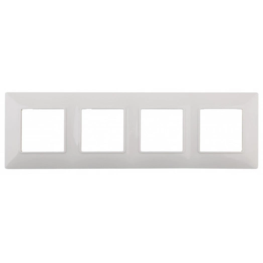 Рамка на 4 поста, Эра Elegance, белый, 14-5004-01
