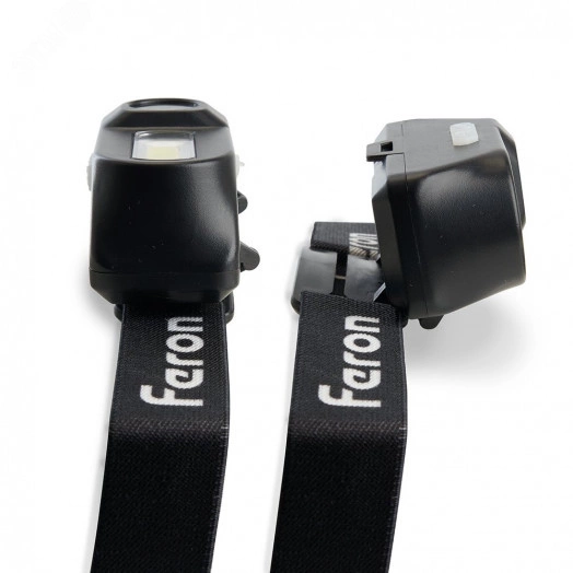 Фонарь светодиодный налобный аккумуляторный USB 1х18650 3w+2w XPE+COB IP44 пластик