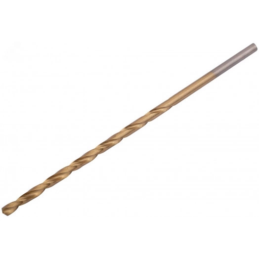 Сверла HSS по металлу, удлиненные, титановое покрытие 3.2х102 мм (10 шт)