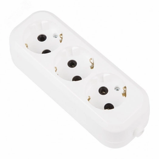 Колодка 3 гнезда с/з ''Эконом''  PROconnect