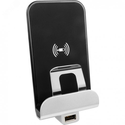 Valena Allure.Беспроводное зарядное устройство Qi 1А с дополнительным разьемом USB A 5В 2,4А.