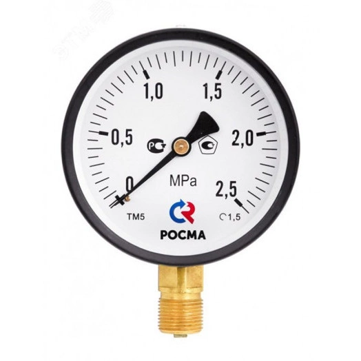 мановакуумметр общетехнический радиальный тмв-310р -0,1-0,9mpa g1/4 кл.т 2.5
