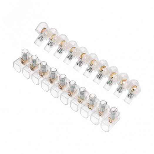 Зажим концевой винтовой изолир КЗВИ 1,5 кв мм (10х1) 10шт, REXANT