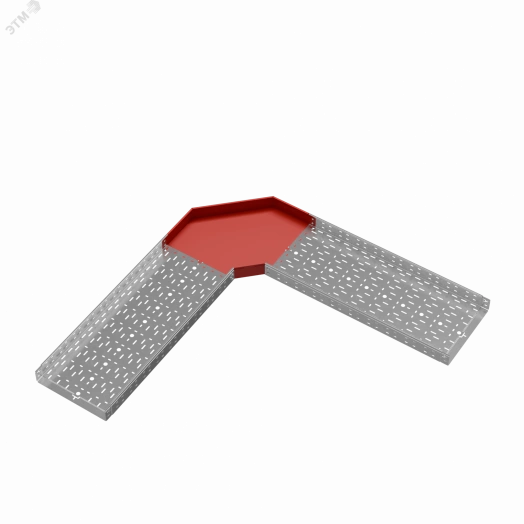Угол горизонтальный 90 гр. 80х400 мм ПЛЮС HD