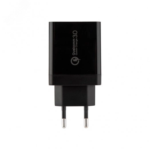 Устройство сетевое зарядное-переходник 3xUSB адаптер, 30W черное,