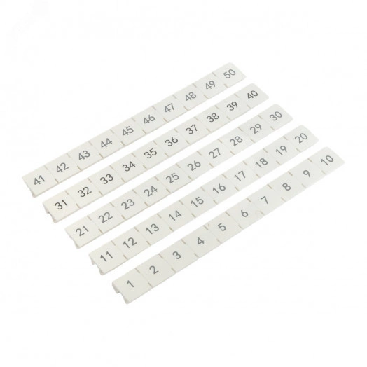 Маркировка для клемм 10/16/35/90 UT 1-50