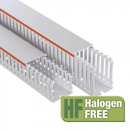 Короб перфорированный, без галогенов, светло-серый RLHF6 60x80