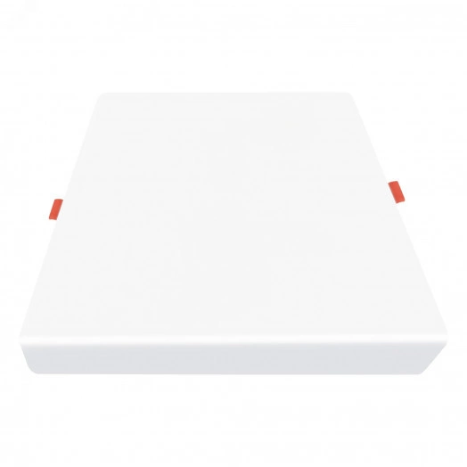 Светильник светодиодныйULM-Q251 18W/4000K WHITE встраиваемый/накладной квадратный Белый свет (4000К) Корпус белый ТМ Volpe