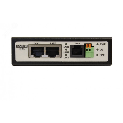 Удлинитель Ethernet (VDSL) 1хRJ45, 1хRJ11 до 100 Мб/c до 3000 м