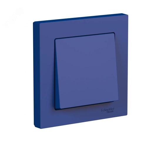 ATLASDESIGN выключатель одноклавишный, сх.1, 10АХ, в сборе, АКВАМАРИН