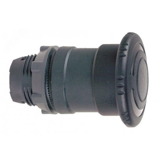 Головка аварийного останова 22мм черная