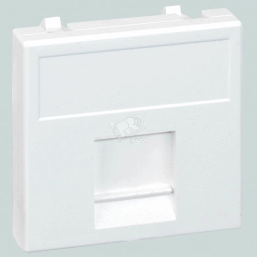 Connect Адаптер на 1 RJ45 CJ545U(FM)/ CJ546U(FM) шторка 45х45мм SС алюминий