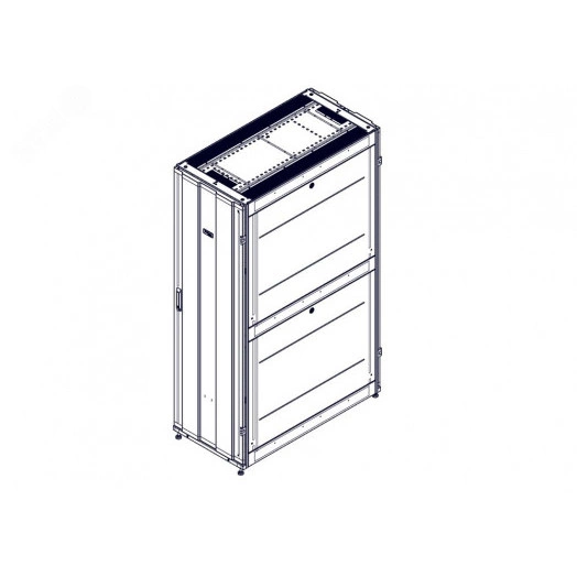 Шкаф Uniprom. 42U-600/1200. боковые панели 4шт. черный