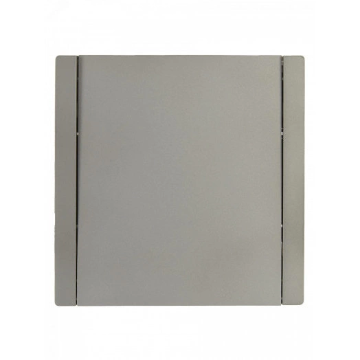 FORTE&PIANO Выключатель 1-клавишный перекрестный 10А FP512 сталь IEK