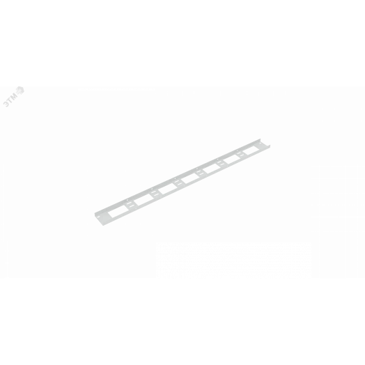 Органайзер кабельный вертикальный, 24U, для шкафов серий TFI-R, Ш75хВ998хГ20мм, металлический, с крепежом, цвет серый