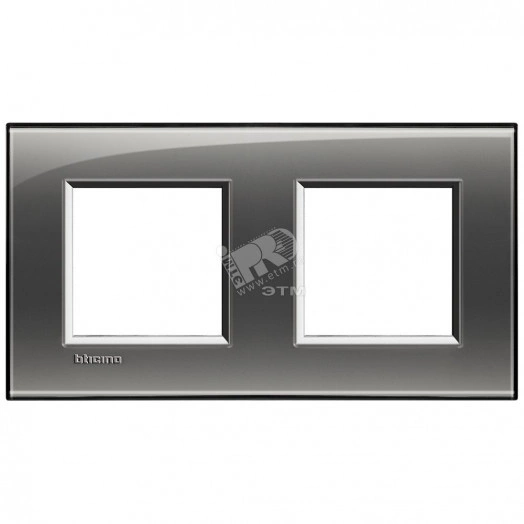 LivingLight Рамка прямоугольная 2 поста Лондонский туман