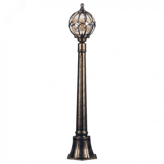 Светильник НТУ-60w столб-1.16м Е27 IP44 черное золото